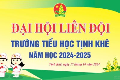 Đại hội Liên đội Trường TH Tịnh Khê năm học 2024-2015