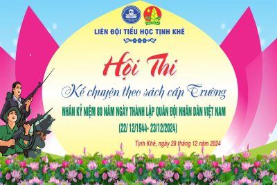 Liên đội tổ chức  Hội thi “Kể chuyện theo sách ”