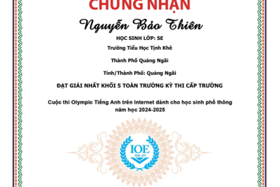 THI IOE CẤP TRƯỜNG NĂM HỌC 2024-2025